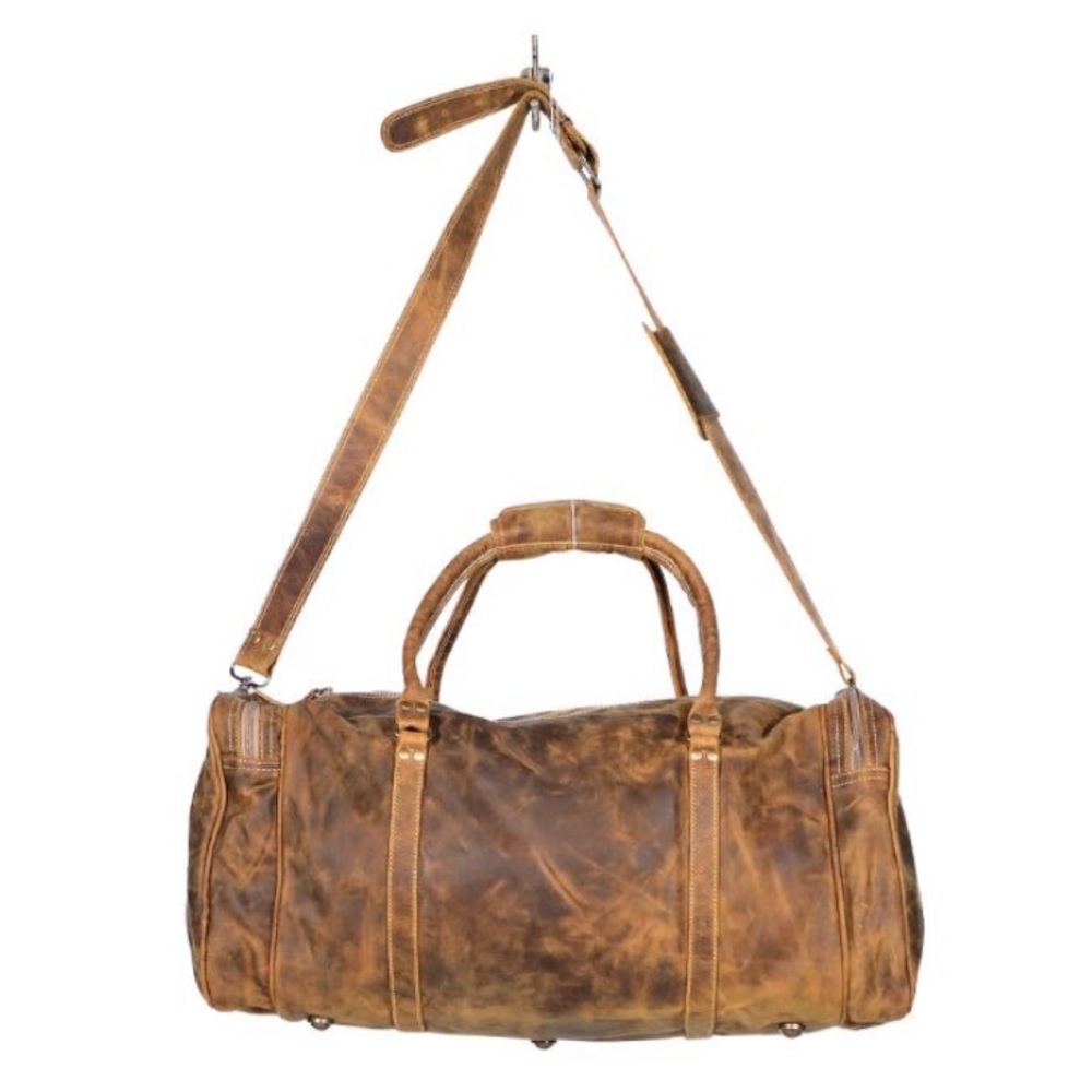 Premium leather duffle - Picture 3 of 5
